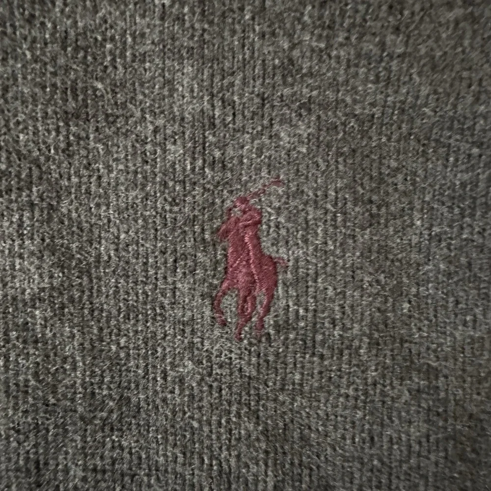 Polo‎ By Ralph Lauren Men's XL Black Pullover Sweater  Maroon Pony Cotton